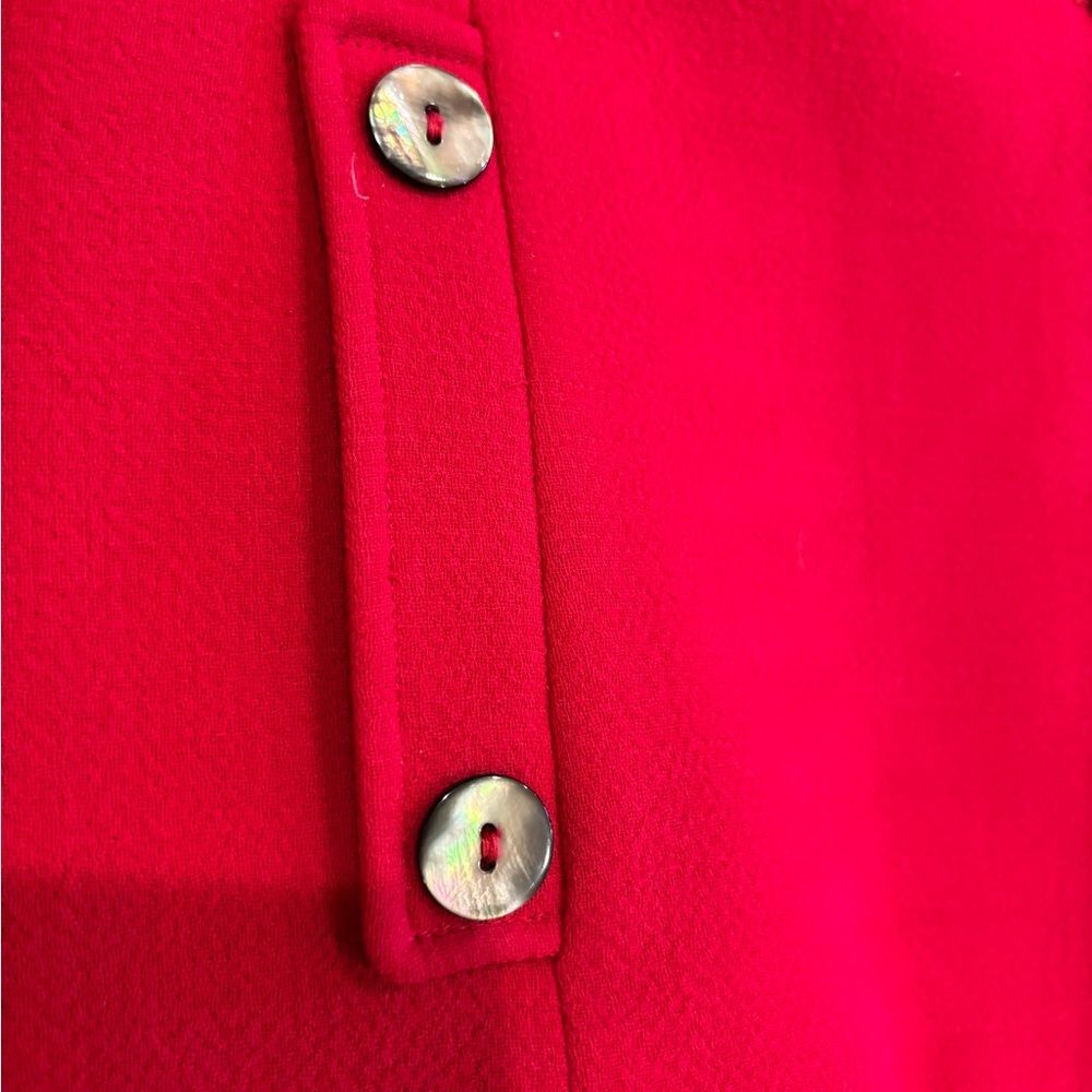 Nina Mclemore Jacket Pink 100% Virgin Wool 100% Silk Lining - Picture 11 of 12